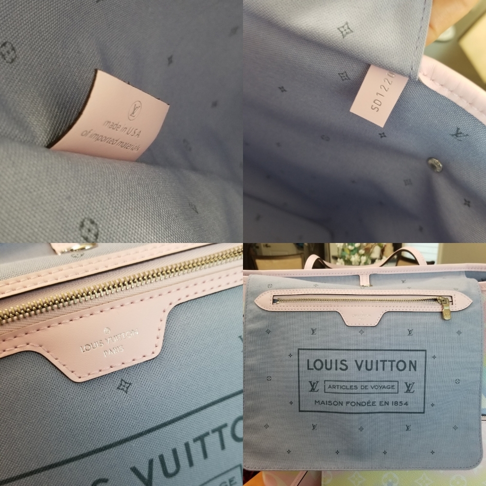 Louis Vuitton Escale Neverfull Mm Pouch - Picture 7 of 8